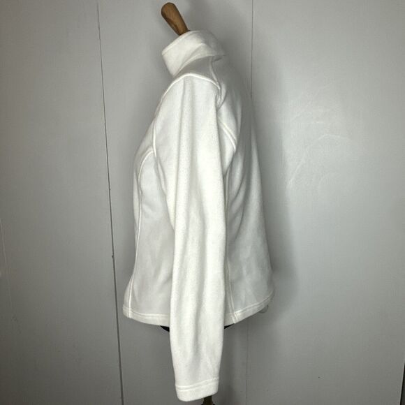 LANDS END PULLOVER WOMENS SZ S/P 6-8 CREAM 1/4 ZIP FLEECE TEXTURED - Picture 6 of 9